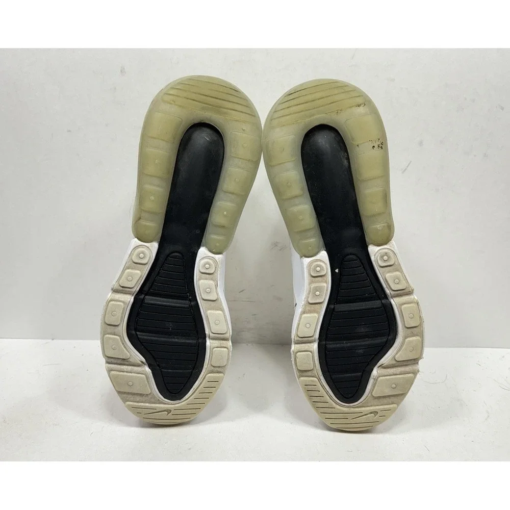Nike Air Max 270 Women's Size 7 White Black Shoes Sneakers AH6789-100